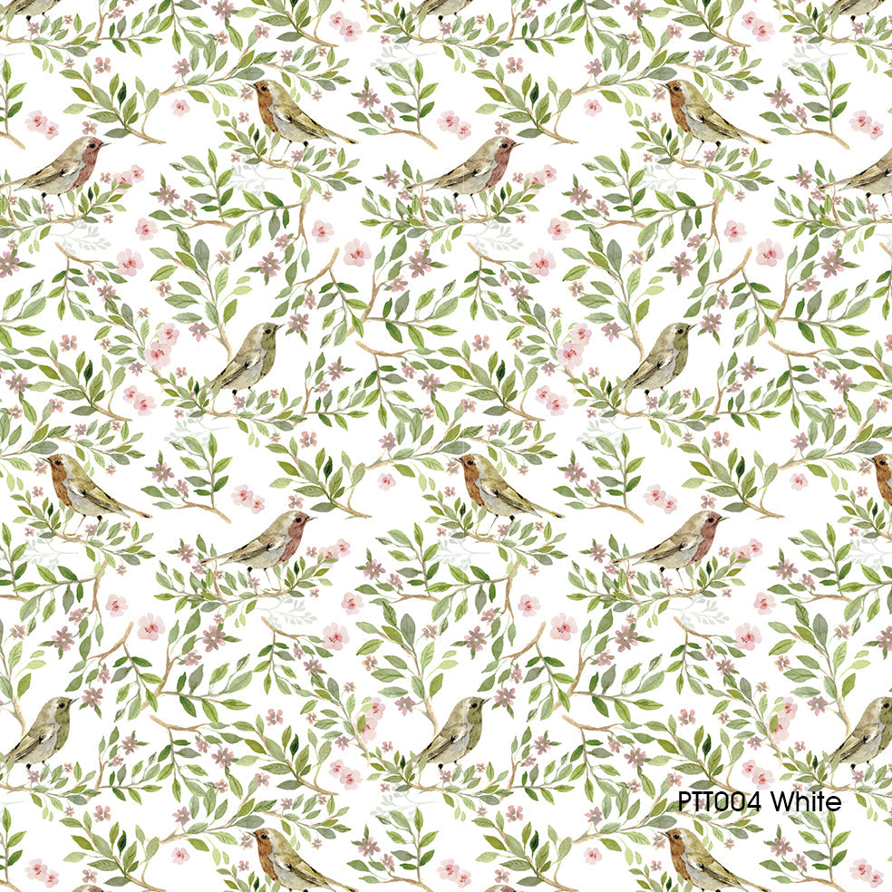 Papel Mural White (PTT004)