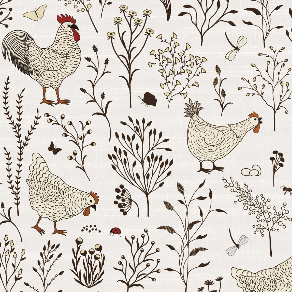 Papel Mural Gallinas 2 (COC018)