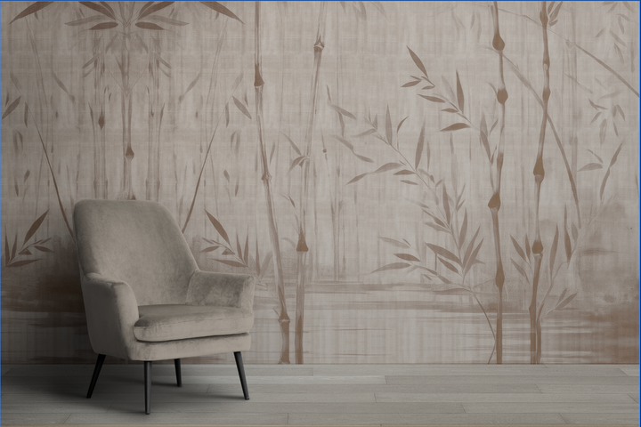 Papel Mural Bosque Bambú