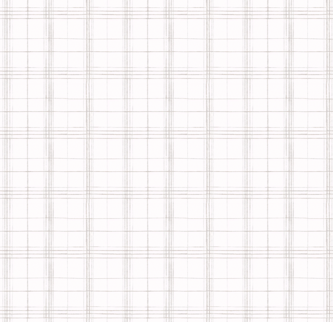 Cuadrillé dibujo en tela beige