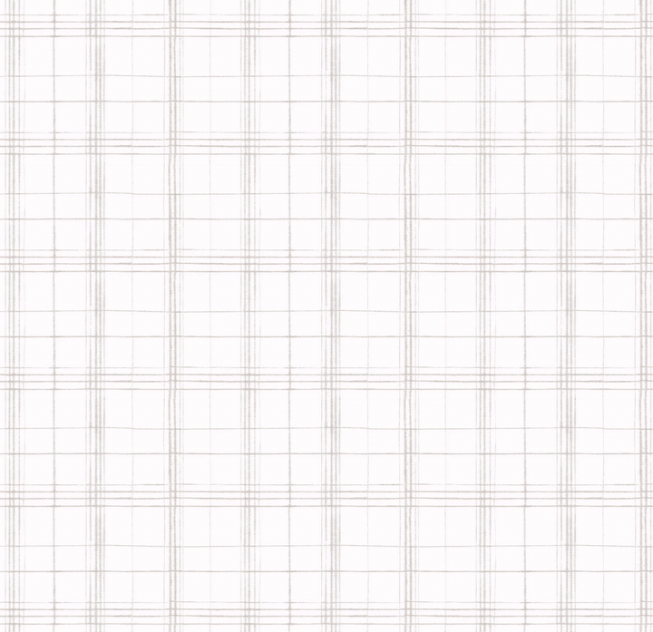 Cuadrillé dibujo en tela beige