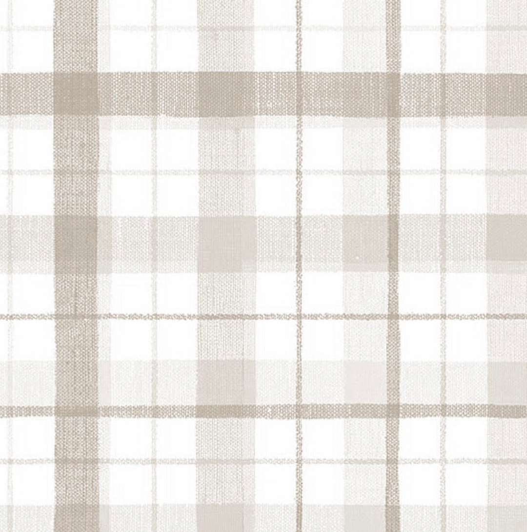 Cuadrillé beige tela