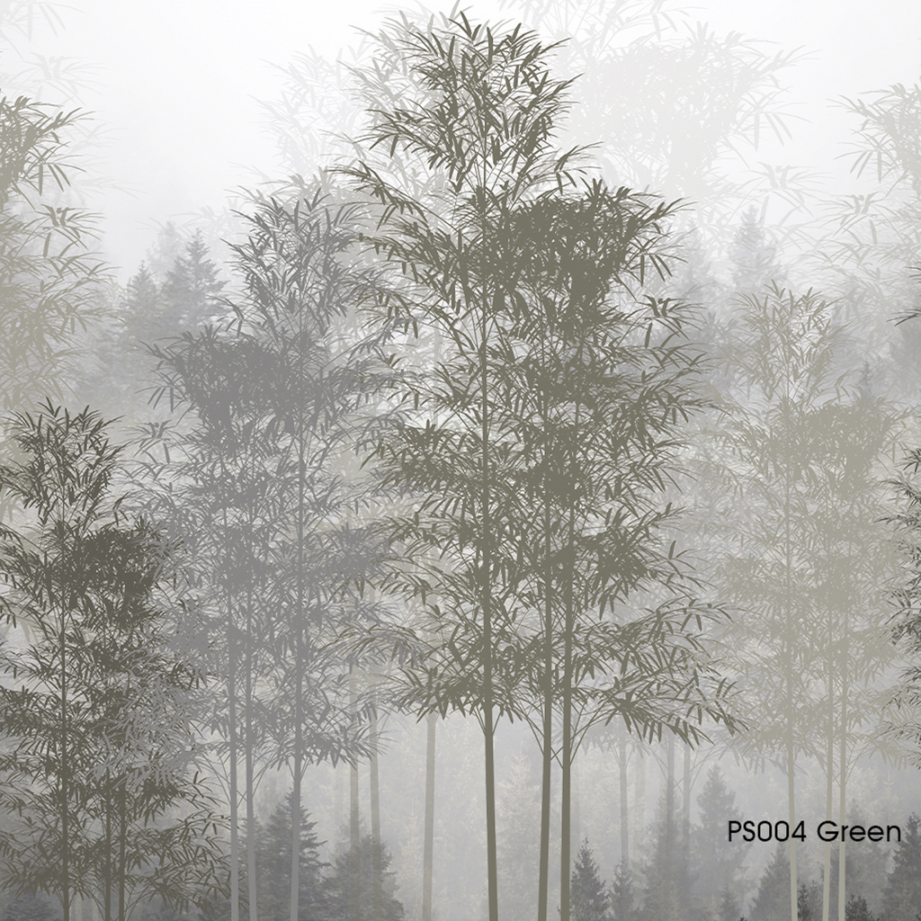 Papel Mural Bamboo Green (PS004 Green)