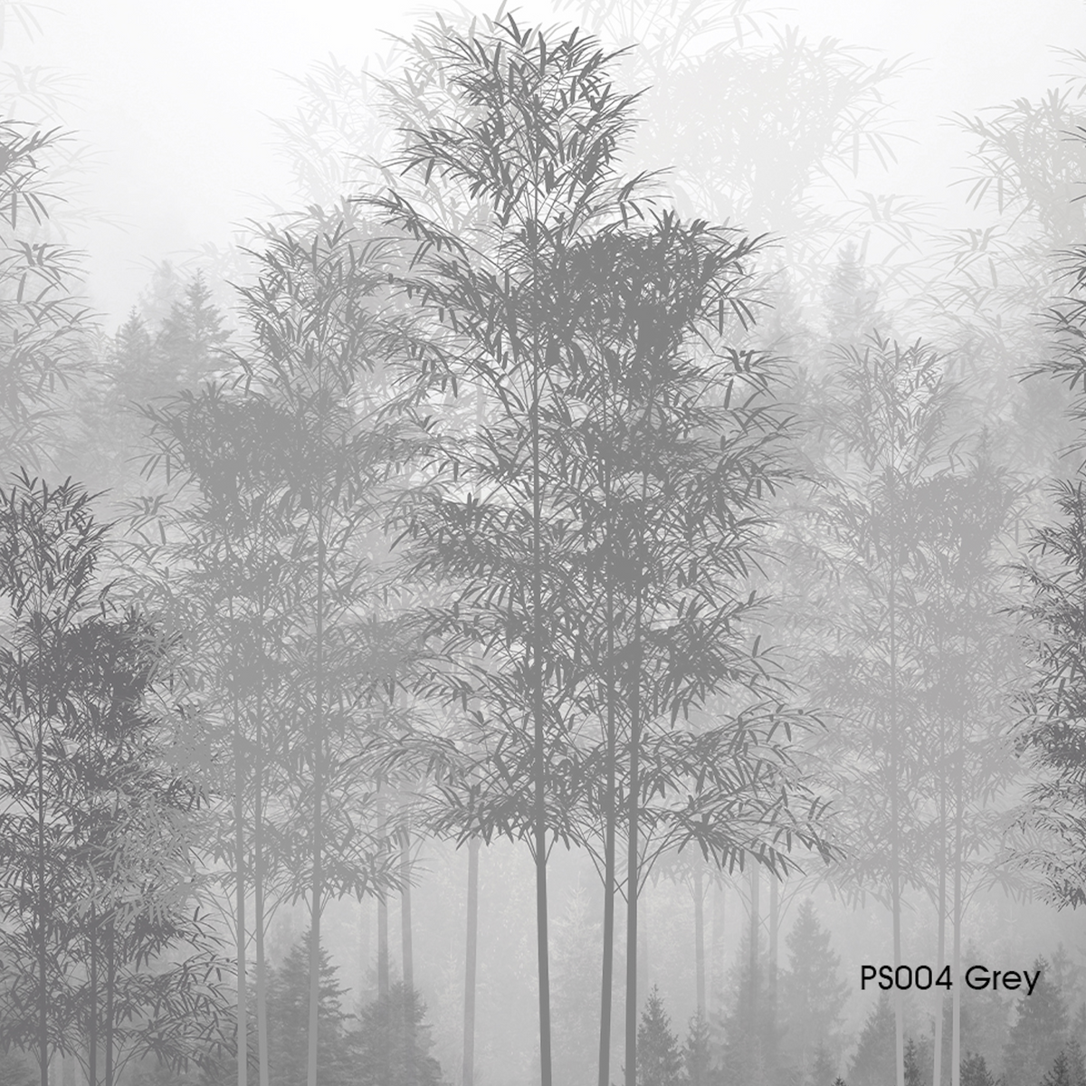Papel Mural Bamboo Grey (PS004 Grey)