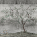 Papel Mural Paisaje Chino (PS012 Olive)