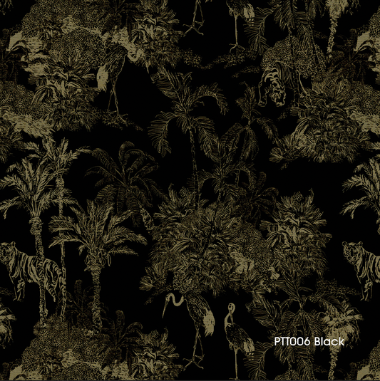 Papel Mural Negro (PTT006)
