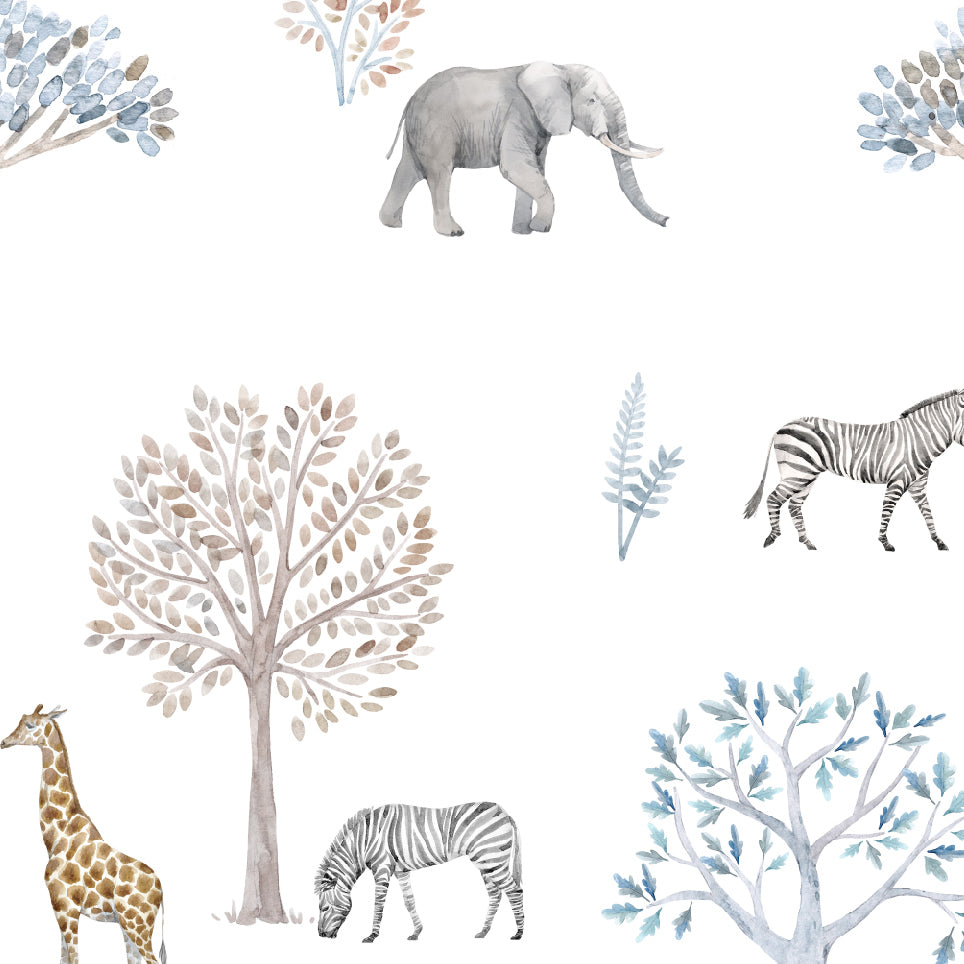Papel Mural Arbol Azul (INFP001)