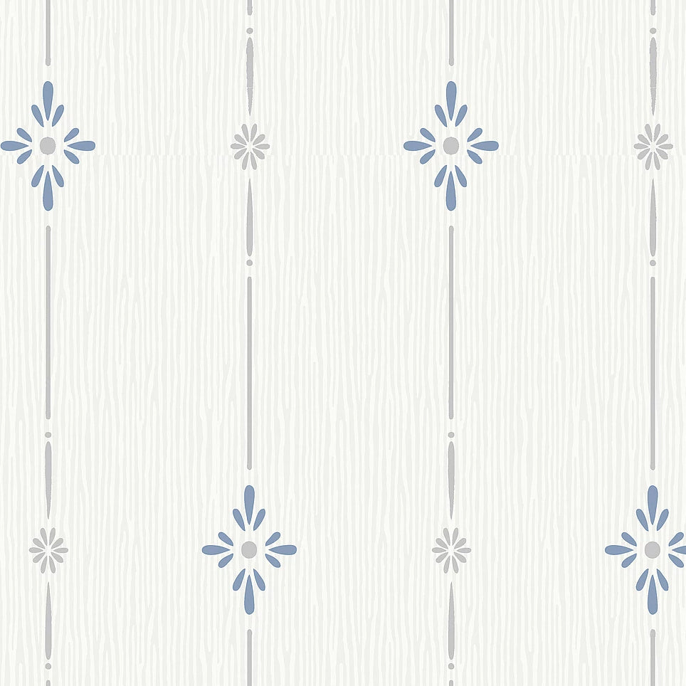 Papel Mural Flores Azules (NURS008)