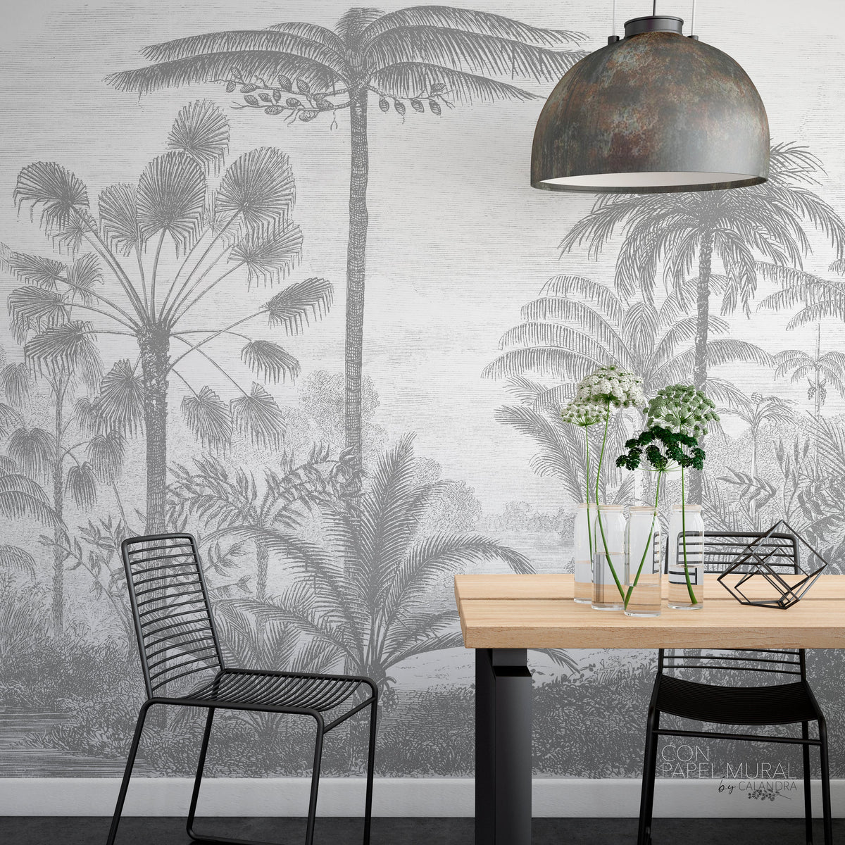 Papel Mural Piscis Grey (PS002 Grey)