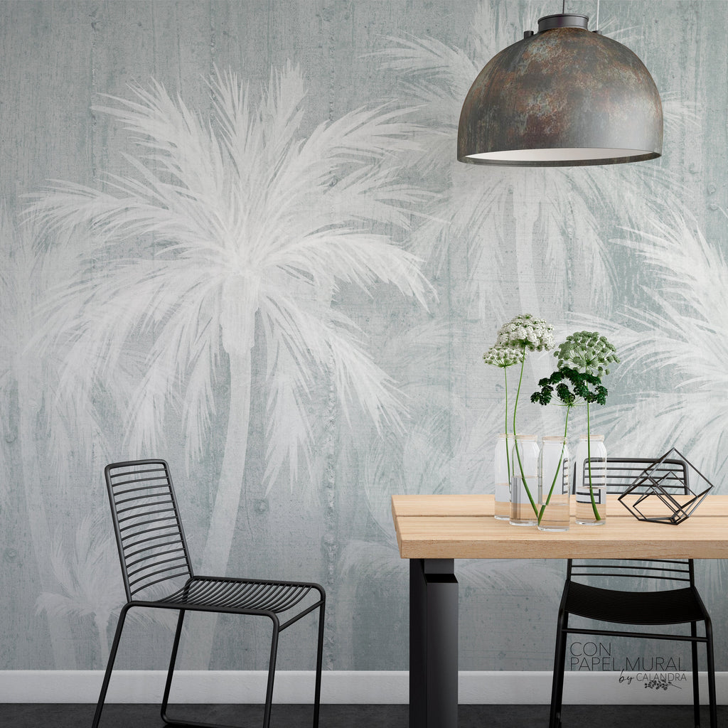 Papel Mural Palmar Green (PS010)