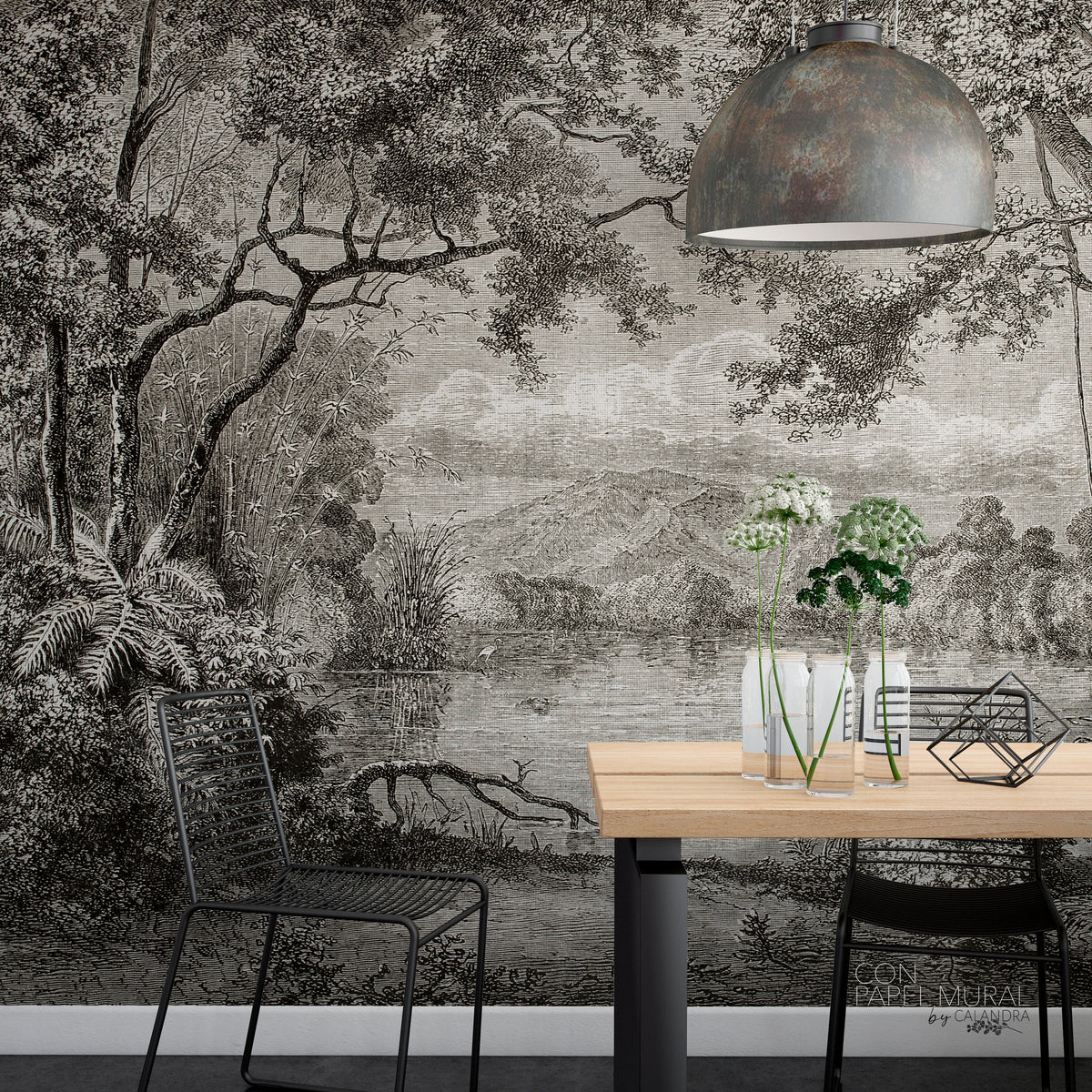 Papel Mural Tronco Vintage (PS016)
