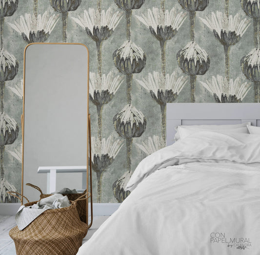 Papel Mural green (PTT001)