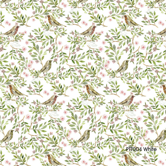 Papel Mural White (PTT004)